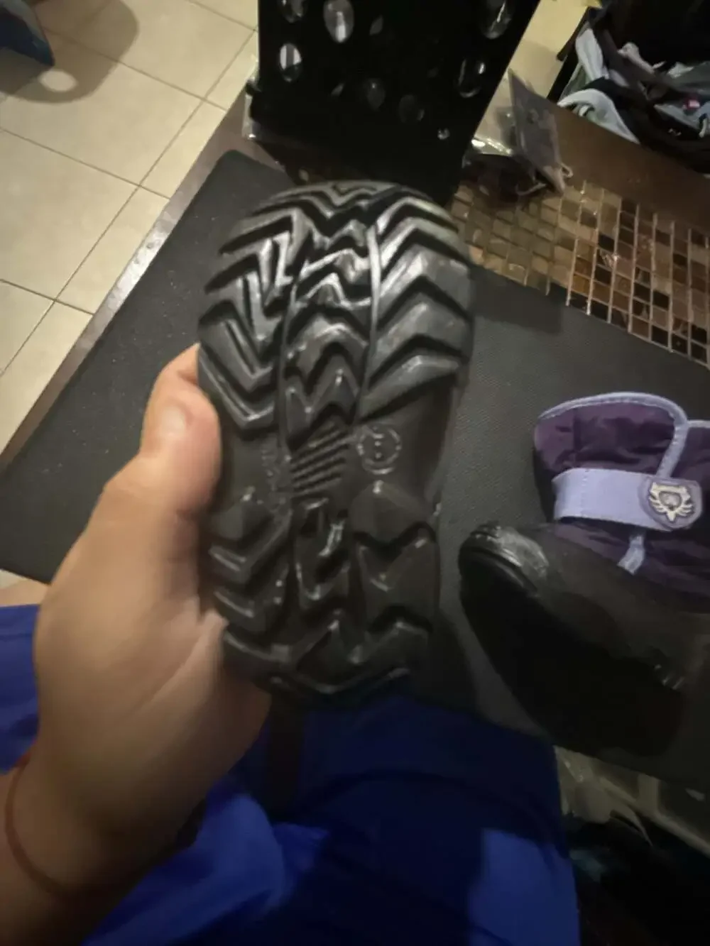 Kamik Snowbug Winter Snow Boots for Toddlers in Purple